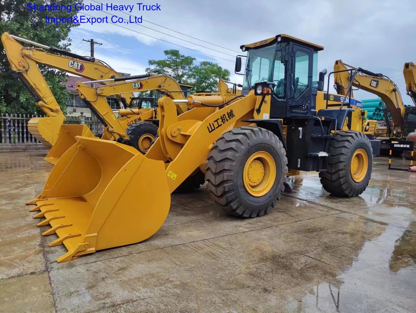 SEM655D รถตักล้อยาง 6-9 ตัน รถก่อสร้าง