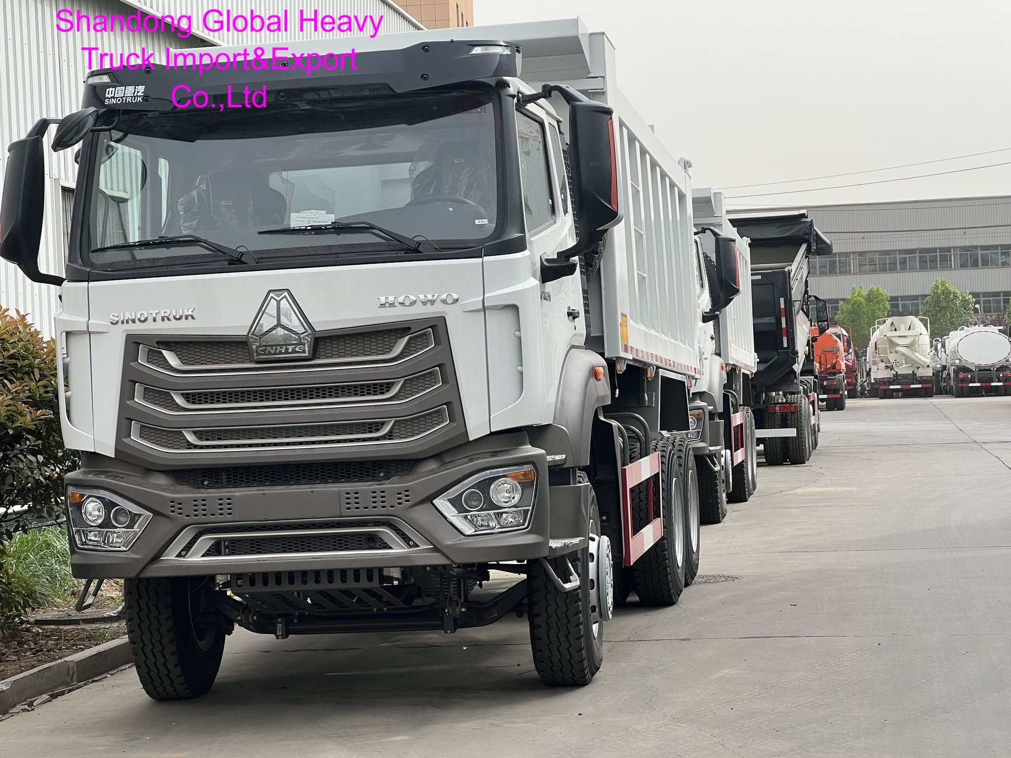 รถดั้มพ์ Sinotruk HOWO NX สำหรับงานหนัก พร้อมเบาะนั่งแบบถุงลม (พวงมาลัยซ้าย/ขวา) และเกียร์ HW19710