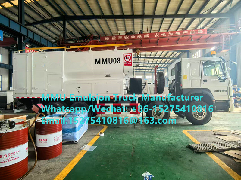 รถบรรทุกผสมและชาร์จ EMULSION ANFO ผลิตในประเทศจีน คุณภาพสูง ขนาด 15/20/25/30 ตัน หน่วยผลิตวัตถุระเบิดเคลื่อนที่สำหรับเหมืองแร่ มองโกเลีย คองโก ดีอาร์ซี เปรู กานา ซิมบับเว บริการระเบิดเหมือง MMU