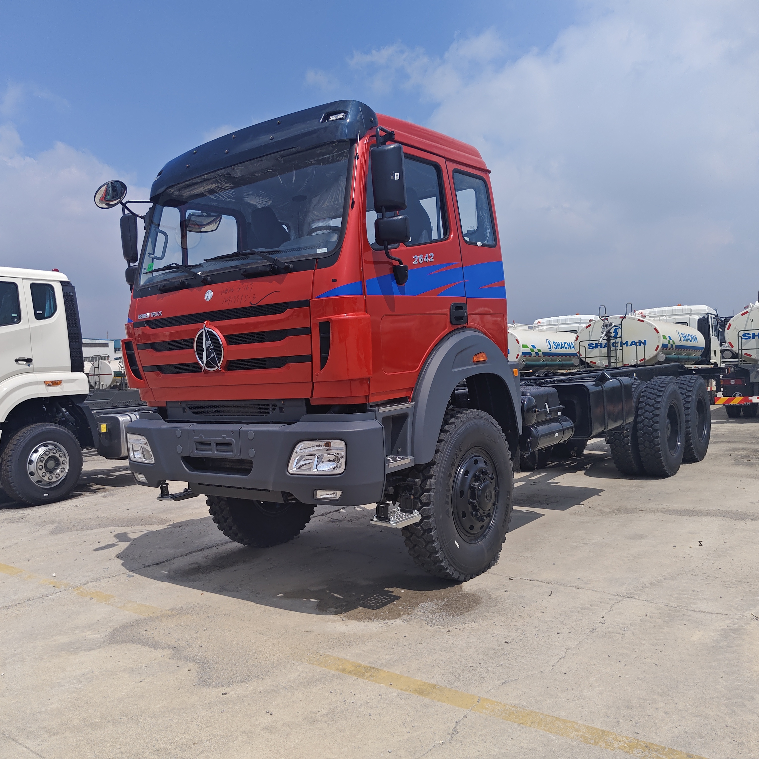 BEIBEN 2648 6×4 รถบรรทุกแทรกเตอร์ภารกิจหนัก พร้อมเครื่องยนต์ WEICHAI ขนาด 480 HP และชาสซี่เทคโนโลยี Mercedes-Benz