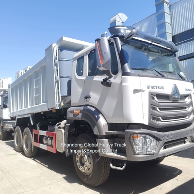 สภาพดีที่สุด 6*4 10ยาง รถบรรทุกขยะ Sinotruk Nx Hohan รถบรรทุกขุดเหมือง 30 ตัน สําหรับขาย